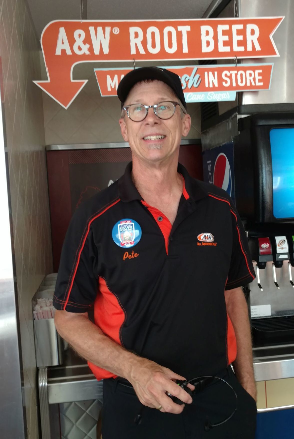Pete Knight of St. Helena's A&W Restaurant
